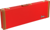 FENDER CLASSIC SERIES WOOD CASE - STRAT/TELE-FIESTA RED