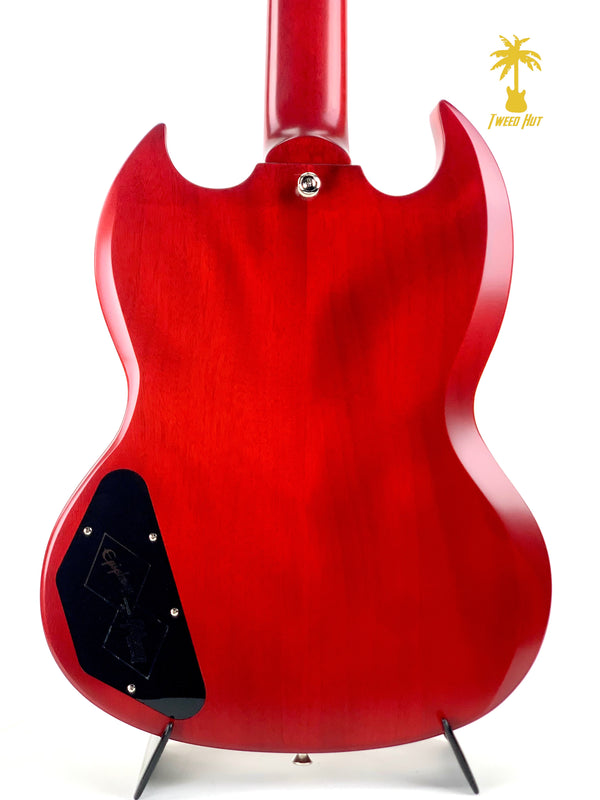 EPIPHONE '61 LES PAUL SG STANDARD-CHERRY-WITH CASE