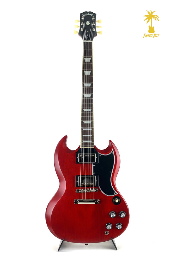 EPIPHONE '61 LES PAUL SG STANDARD-CHERRY-WITH CASE