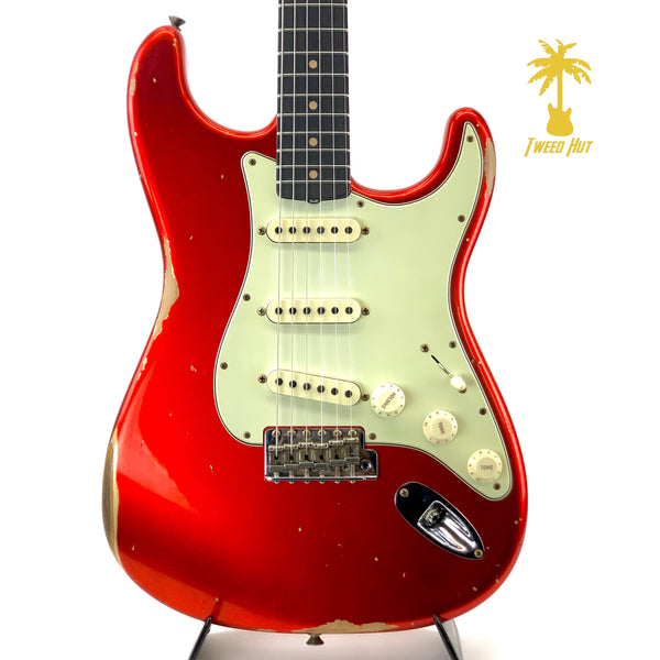 FENDER CUSTOM SHOP '63 STRATOCASTER RELIC-CANDY APPLE RED