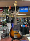 FENDER 60TH ANNIVERSARY ROAD WORN JAZZ BASS, PAU FERRO-3-COLOR SUNBURST