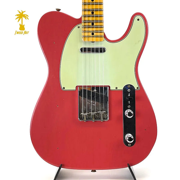 FENDER CUSTOMER SHOP 1955 TELECASTER JOURNEYMAN RELIC - FIESTA RED