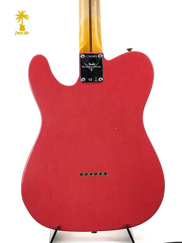 FENDER CUSTOMER SHOP 1955 TELECASTER JOURNEYMAN RELIC - FIESTA RED