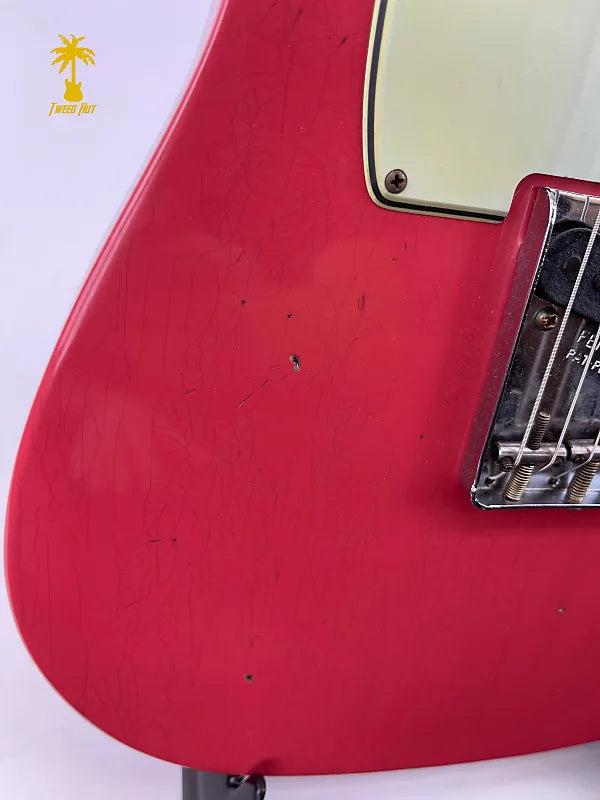 FENDER CUSTOMER SHOP 1955 TELECASTER JOURNEYMAN RELIC - FIESTA RED