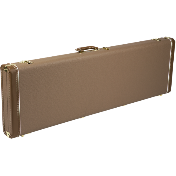 G&G DELUXE HARDSHELL CASES JAZZ BASS-BROWN