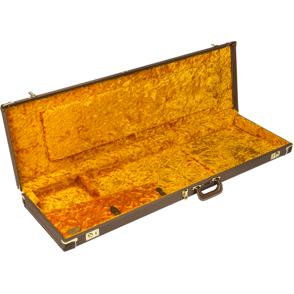 G&G DELUXE HARDSHELL CASES JAZZ BASS-BROWN