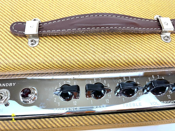 PRE-OWNED FENDER '57 TWIN-AMP REISSUE 40-WATT 2x12" GUITAR COMBO 2004-2011-TWEED-