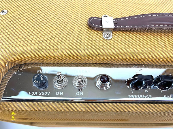 PRE-OWNED FENDER '57 TWIN-AMP REISSUE 40-WATT 2x12" GUITAR COMBO 2004-2011-TWEED-