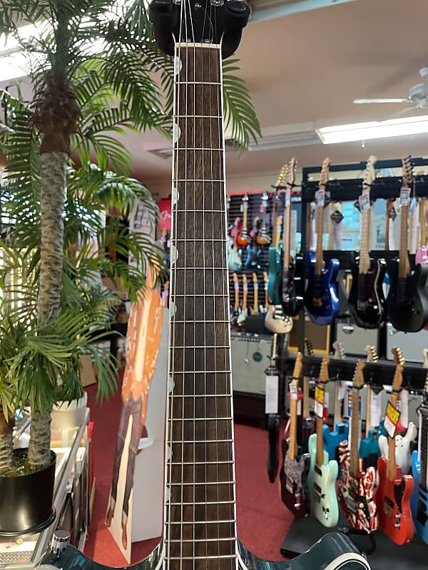 GRETSCH  G5222 ELECTROMATIC DOUBLE JET BT WITH V-STOPTAIL- JADE GREY