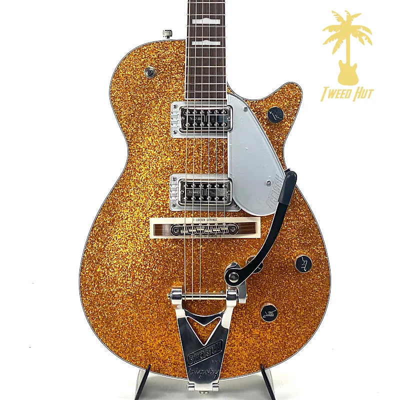 GRETSCH  G6129T-89 VINTAGE SELECT '89 SPARKLE JET WITH BIGSBY-GOLD SPARKLE