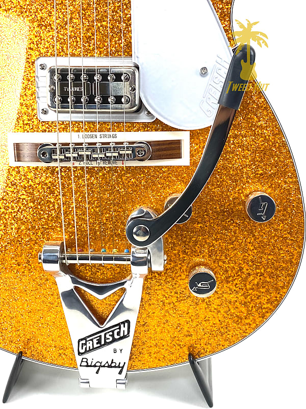 GRETSCH  G6129T-89 VINTAGE SELECT '89 SPARKLE JET WITH BIGSBY-GOLD SPARKLE