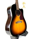 EPIPHONE J-45 EC ACOUSTIC GUITAR-AGED VINTAGE SUNBURST GLOSS