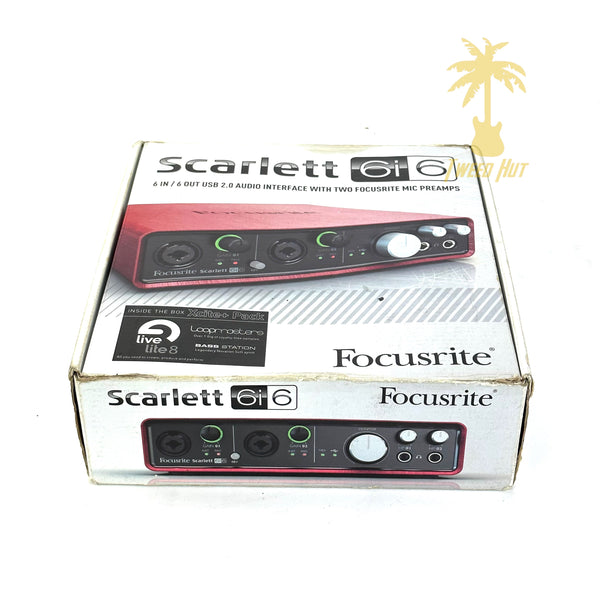 PRE-OWNED FOCUSRITE 6i6 SCARLETT RECORDING INTERFACE