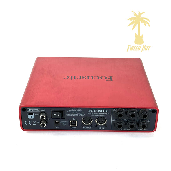 PRE-OWNED FOCUSRITE 6i6 SCARLETT RECORDING INTERFACE