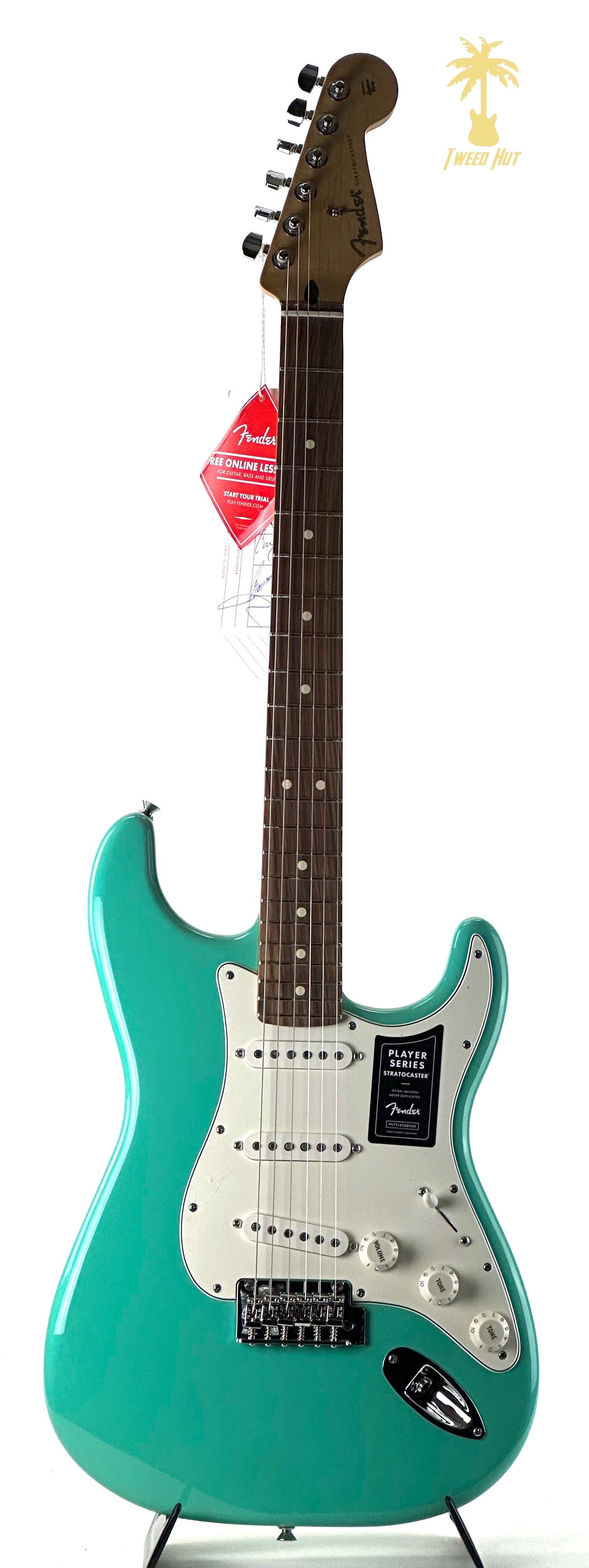 FENDER PLAYER STRATOCASTER SEAFOAM GREEN