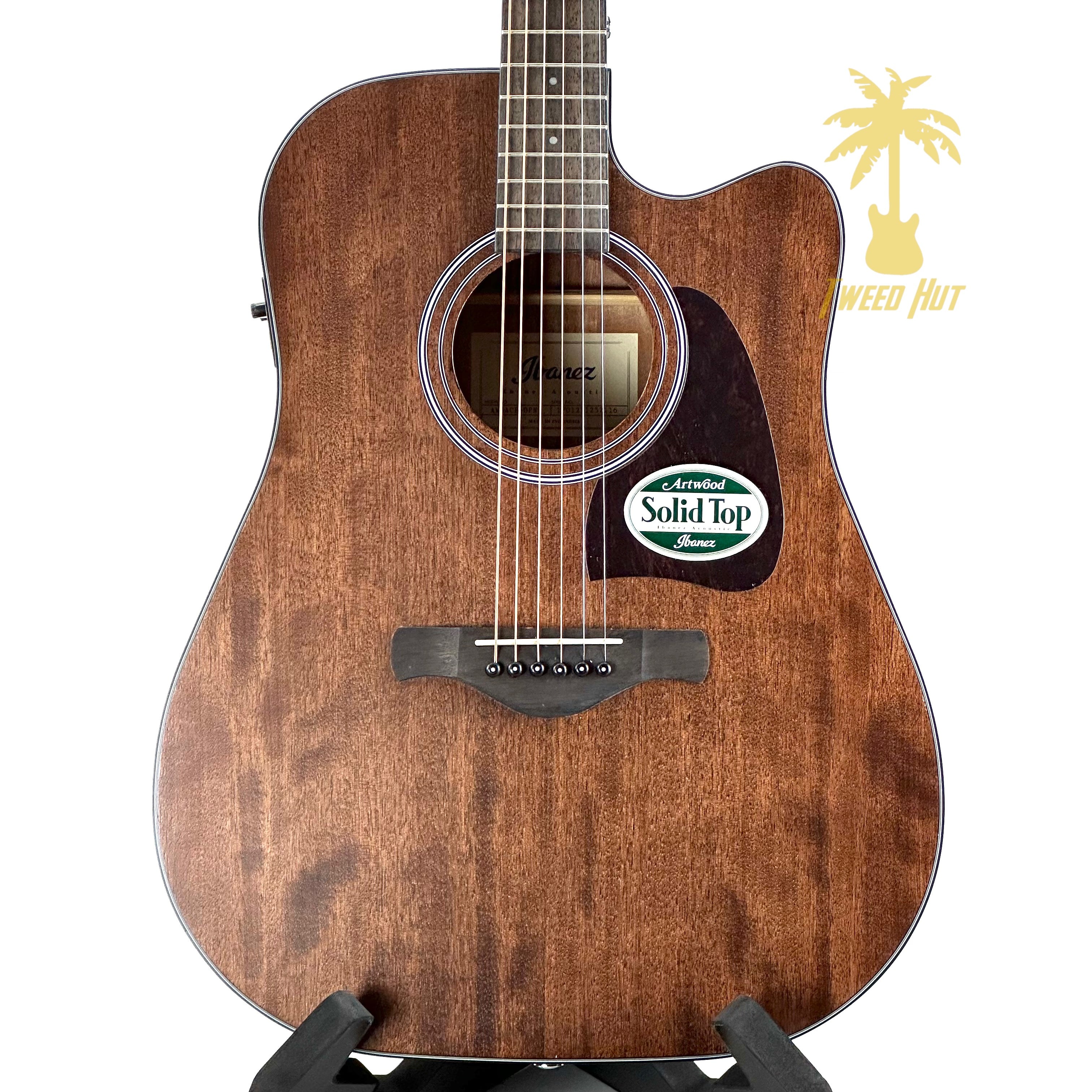 IBANEZ AW54CE ACOUSTIC-ELECTRIC GUITAR- OPEN PORE NATURAL