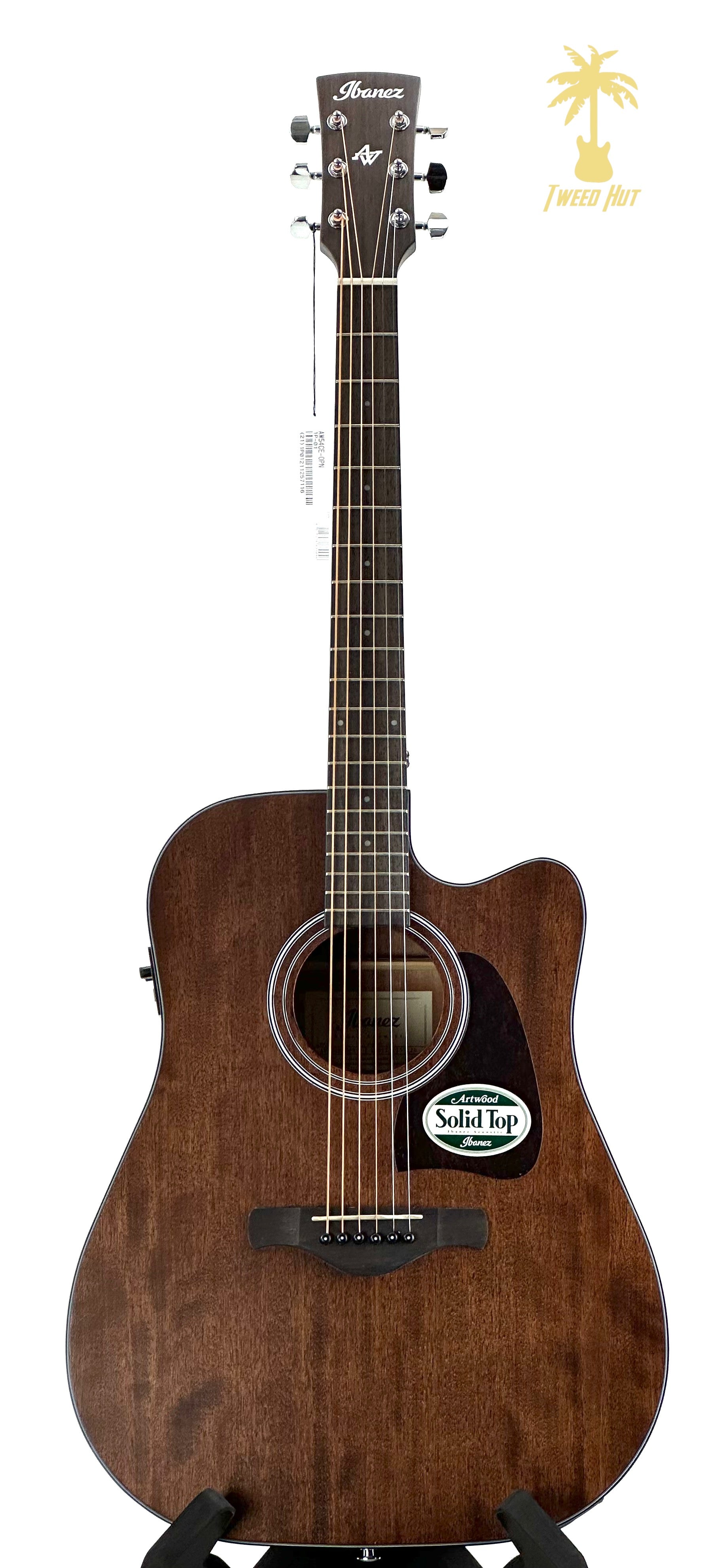 IBANEZ AW54CE ACOUSTIC-ELECTRIC GUITAR- OPEN PORE NATURAL