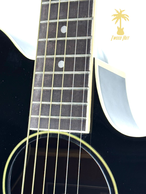 IBANEZ TALMAN TCY10E ACOUSTIC/ELECTRIC BLACK