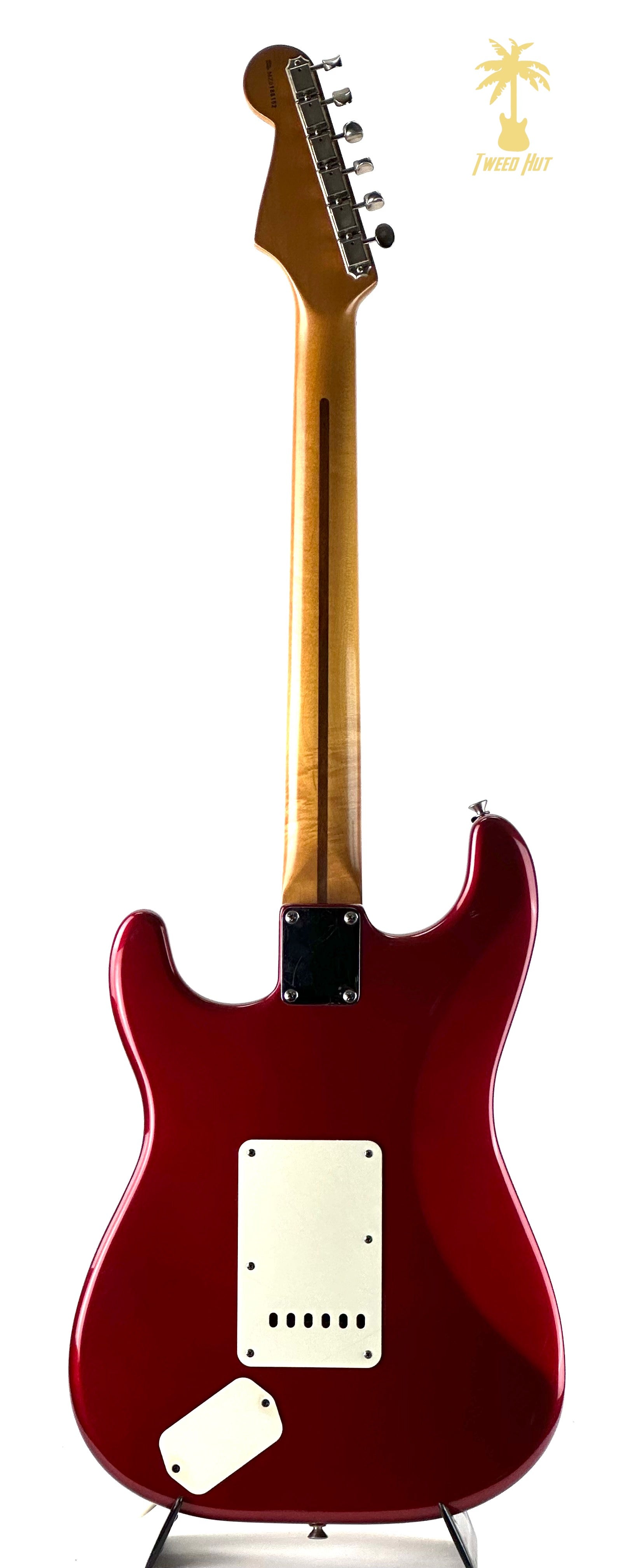 PRE-OWNED FENDER POWERHOUSE STRATOCASTER 2001 - CANDY APPLE RED