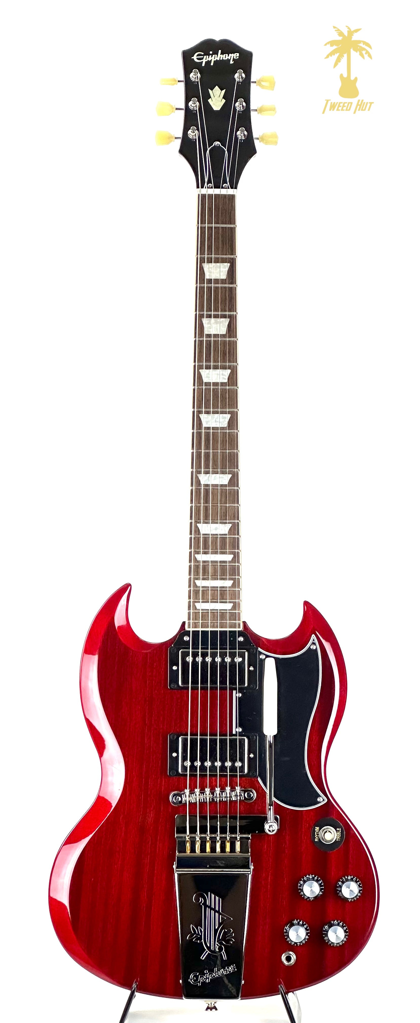 EPIPHONE SG STANDARD '61 MAESTRO VIBROLA VINTAGE CHERRY