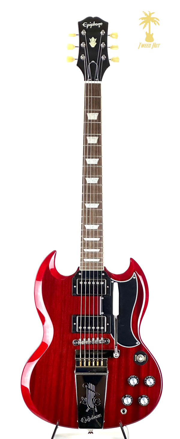 EPIPHONE SG STANDARD '61 MAESTRO VIBROLA VINTAGE CHERRY