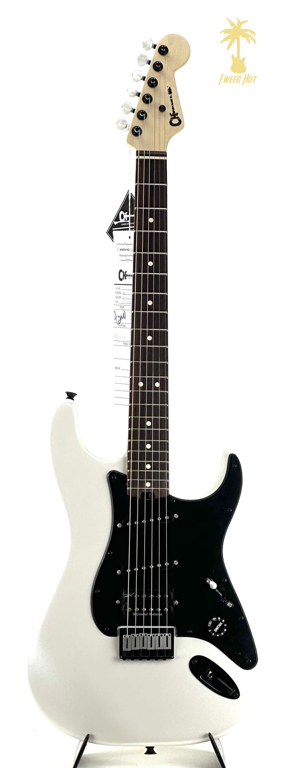 CHARVEL JAKE E LEE SIGNATURE PRO-MOD SO-CAL STYLE 1 HSS HT RW-PEARL WHITE