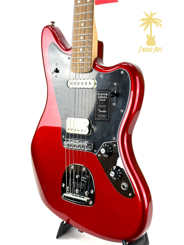 Fender player on sale jaguar red