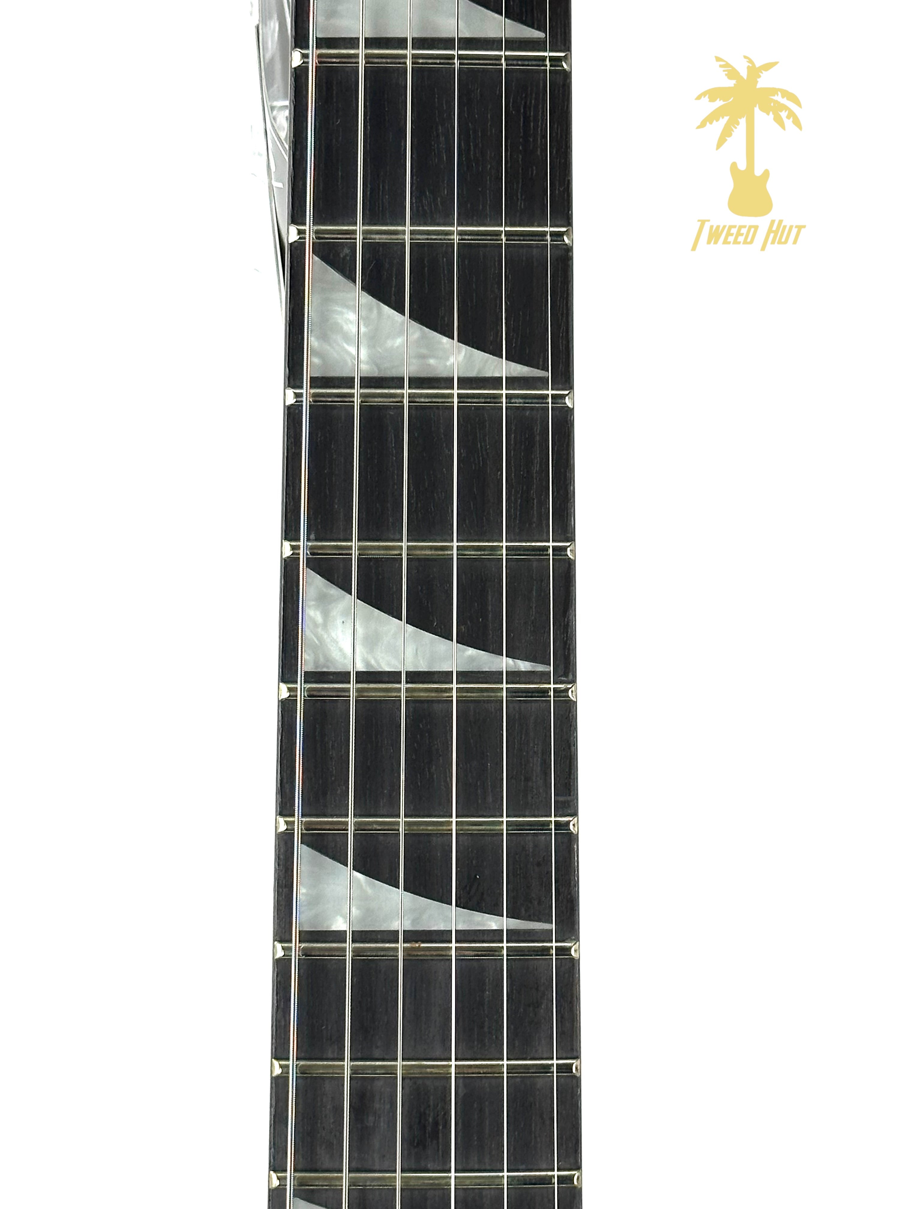 JACKSON JS SERIES DINKY MINION JS1X GLOSS BLACK FLAME NECK!