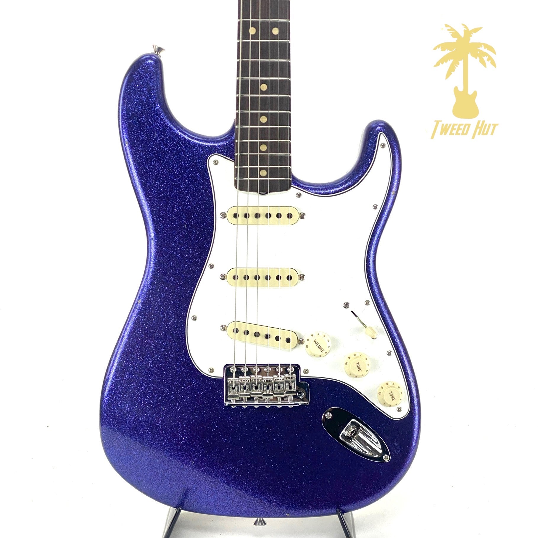 FENDER CUSTOM SHOP '63 STRATOCASTER JOURNEYMAN-PURPLE SPARKLE