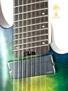 PRE-OWNED CORT KX508MS 8 STRING - MARINA BLUE BURST