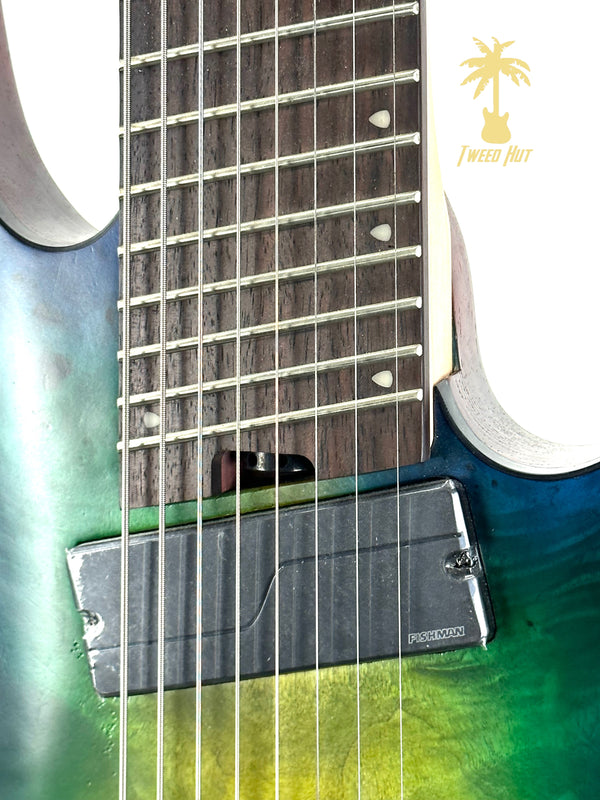 PRE-OWNED CORT KX508MS 8 STRING - MARINA BLUE BURST