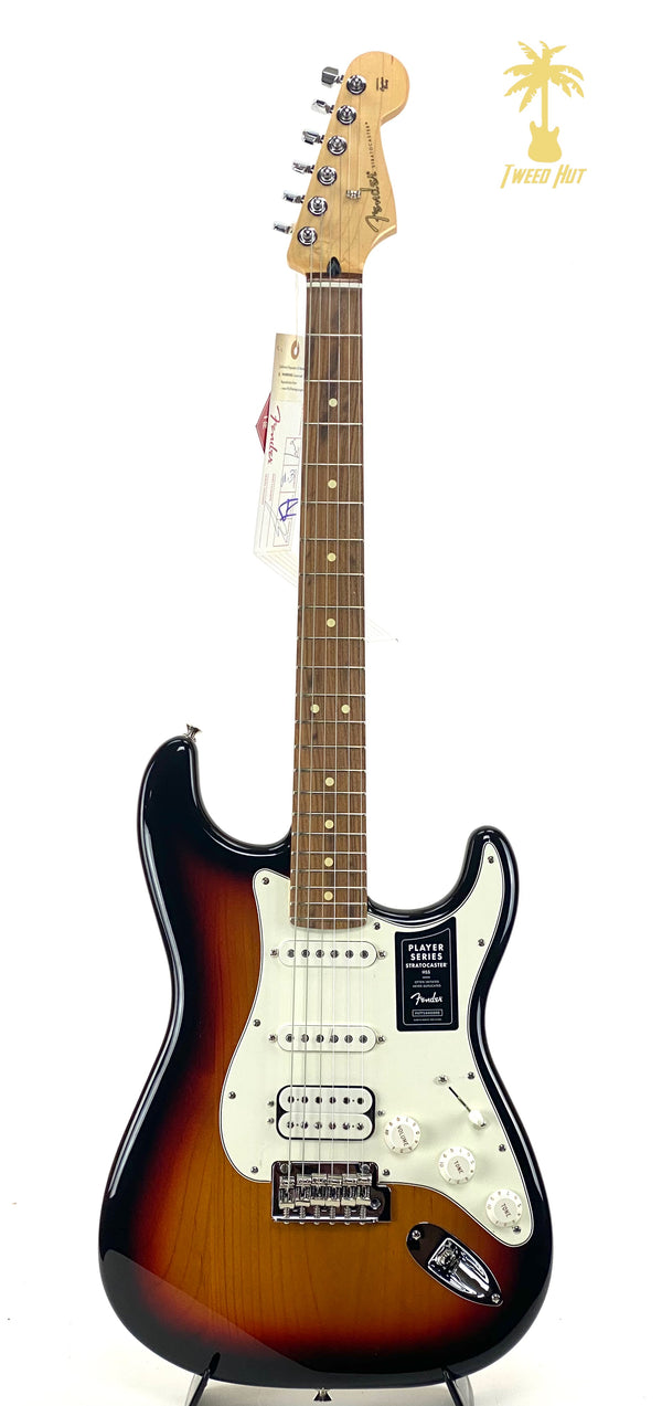 FENDER PLAYER STRATOCASTER HSS 3 TONE SUNBURST