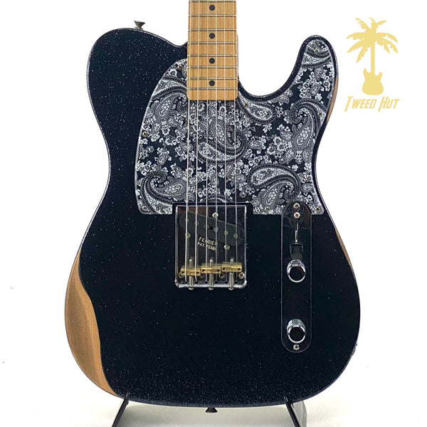 FENDER BRAD PAISLEY ESQUIRE-BLACK SPARKLE