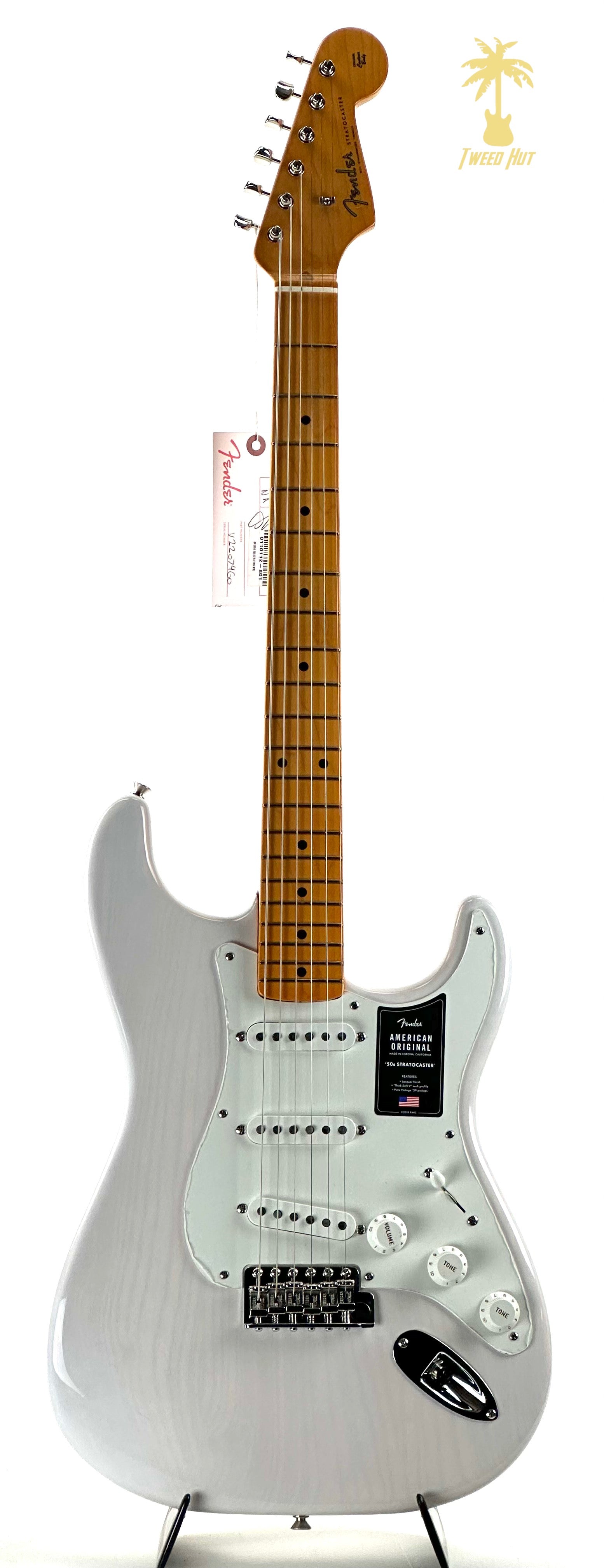 FENDER AMERICAN ORIGINAL 50'S STRATOCASTER WHITE BLONDE