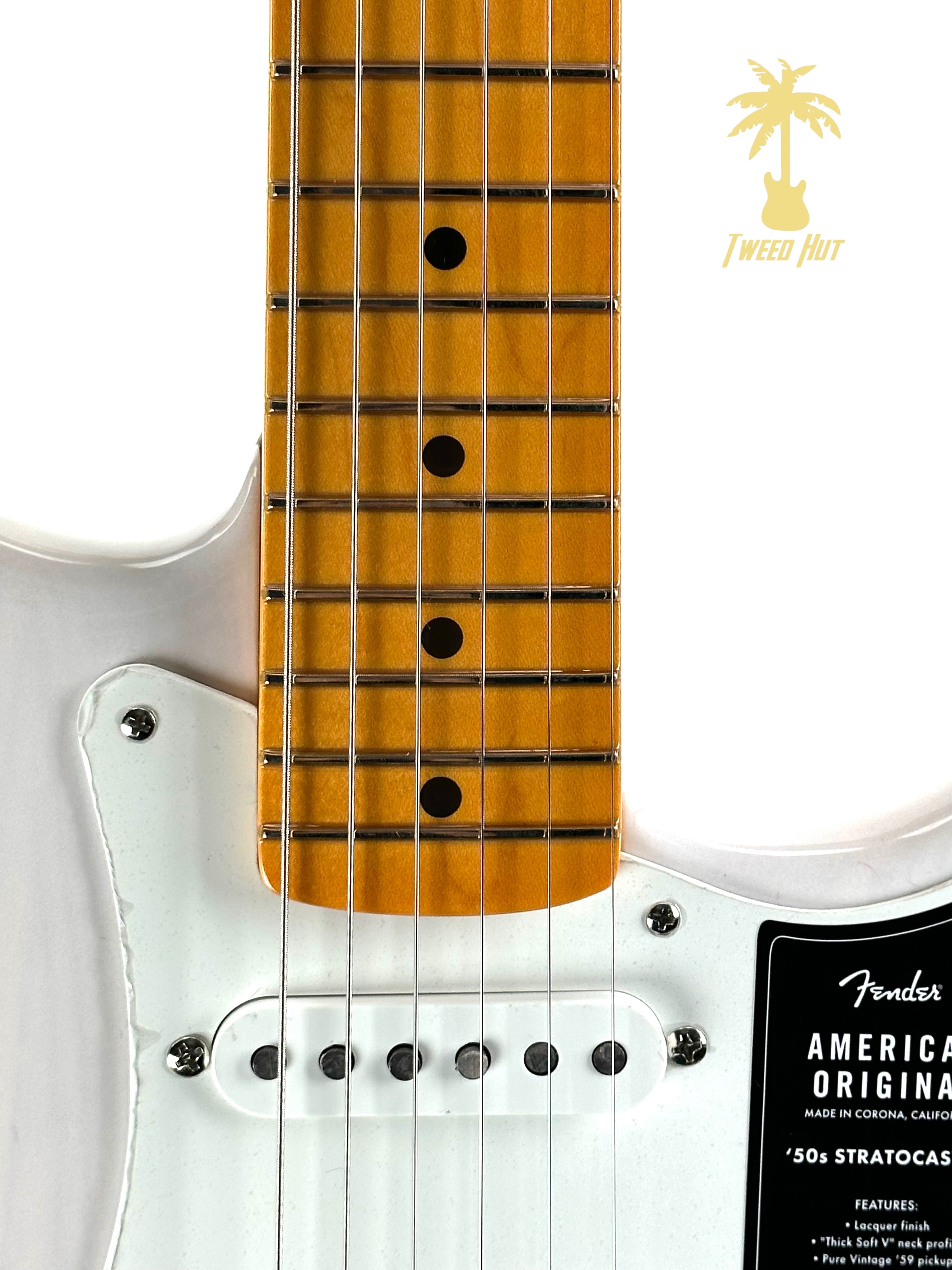 FENDER AMERICAN ORIGINAL 50'S STRATOCASTER WHITE BLONDE