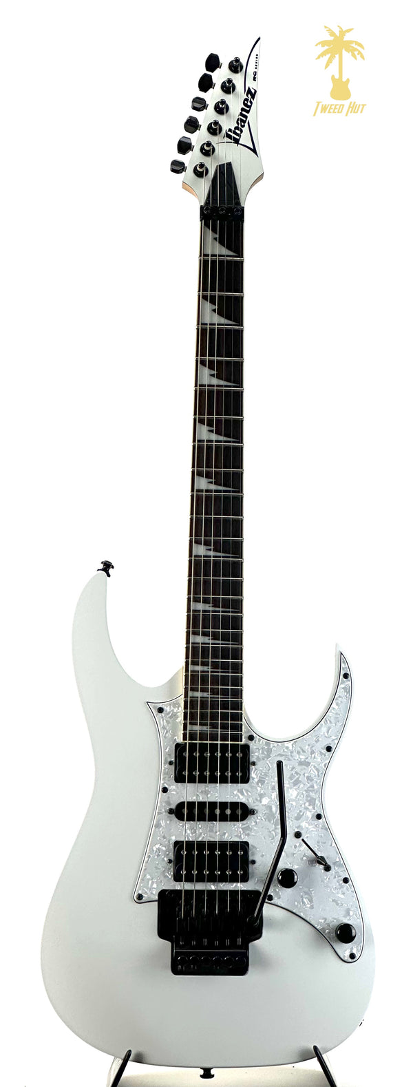 PRE-OWNED IBANEZ RG450DXB ELECTRIC - WHITE
