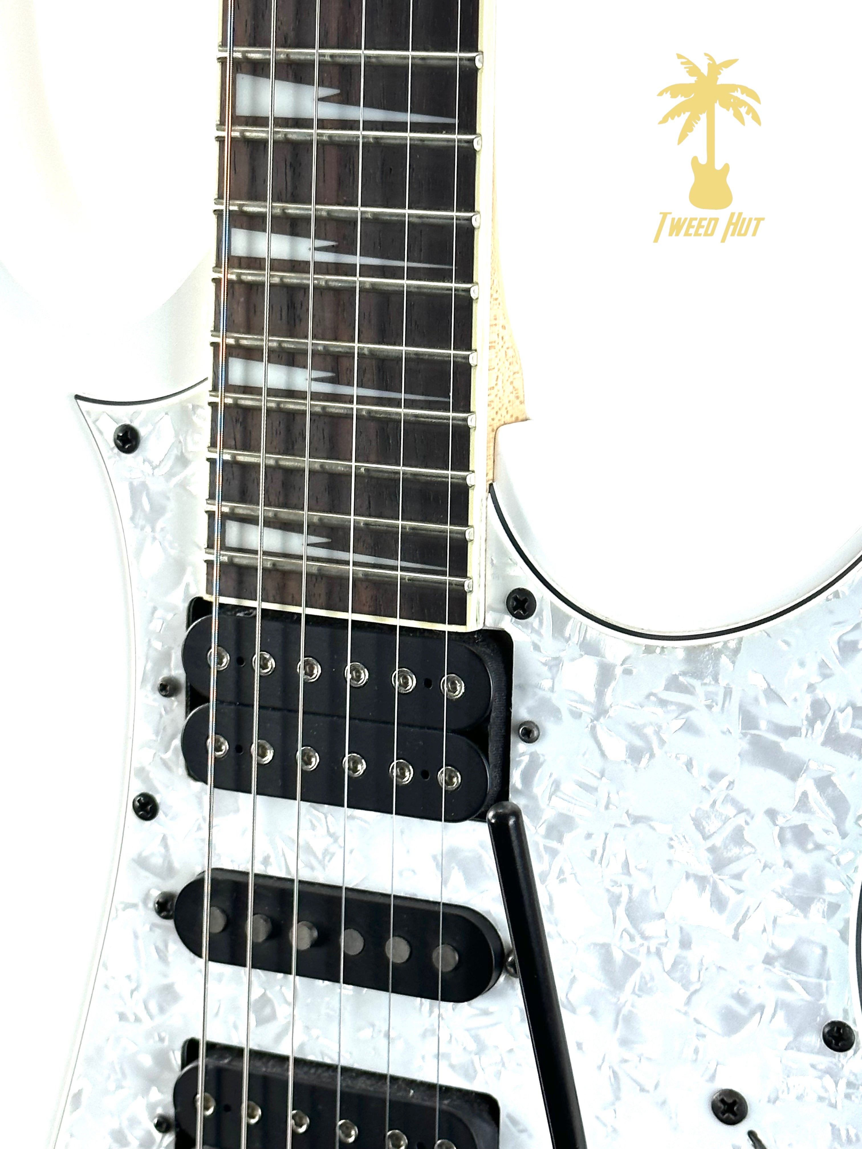 PRE-OWNED IBANEZ RG450DXB ELECTRIC - WHITE