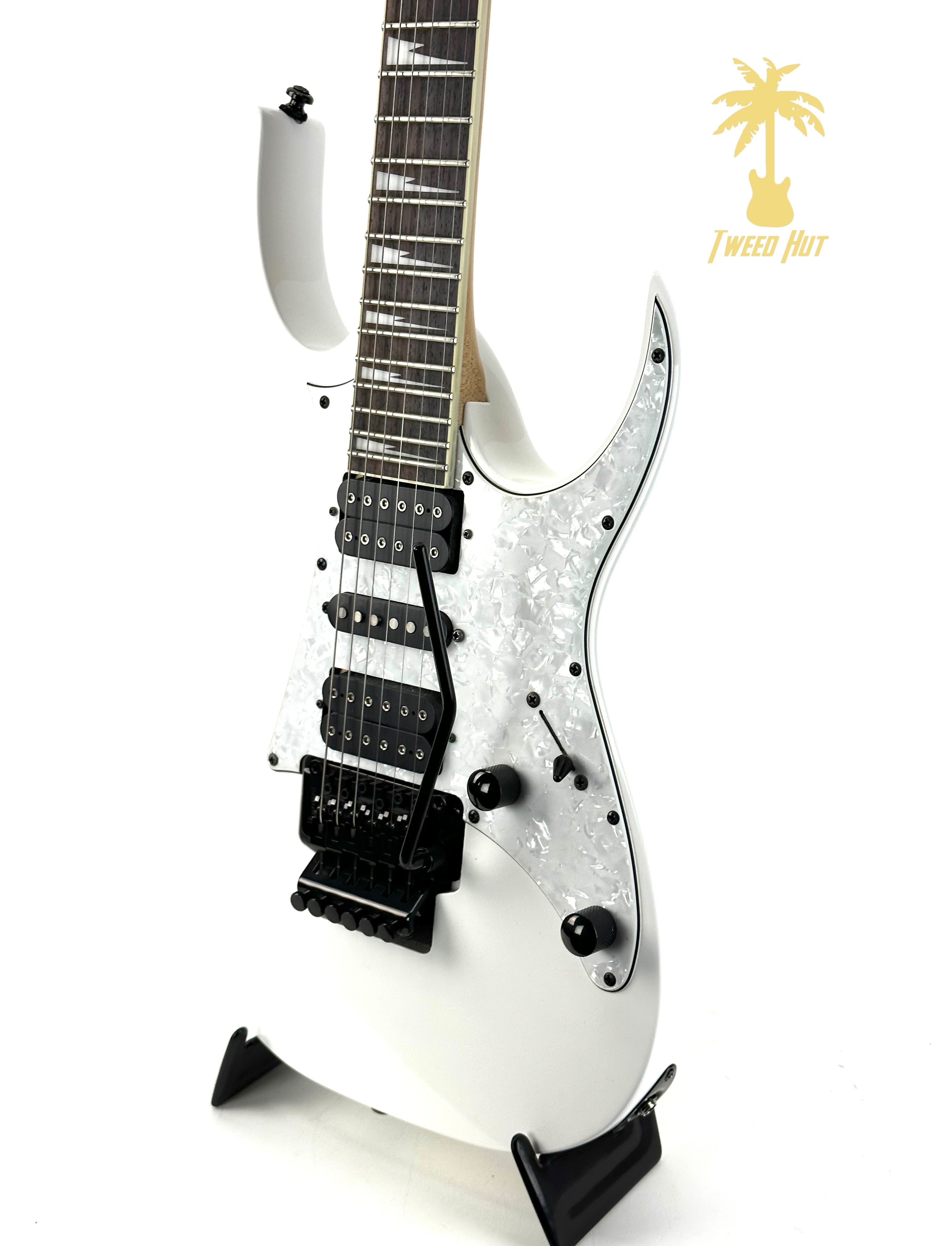 PRE-OWNED IBANEZ RG450DXB ELECTRIC - WHITE