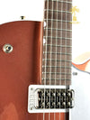 GRETSCH G6118T PLAYERS EDITION ANNIVERSARY HOLLOW BODY WITH STRING-THRU BIGSBY-COPPER METALLIC/SAHARA METALLIC