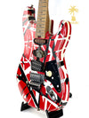 EVH STRIPED SERIES FRANKENSTEIN "Frankie" RED WITH BLACK AND WHITE STRIPES RELIC