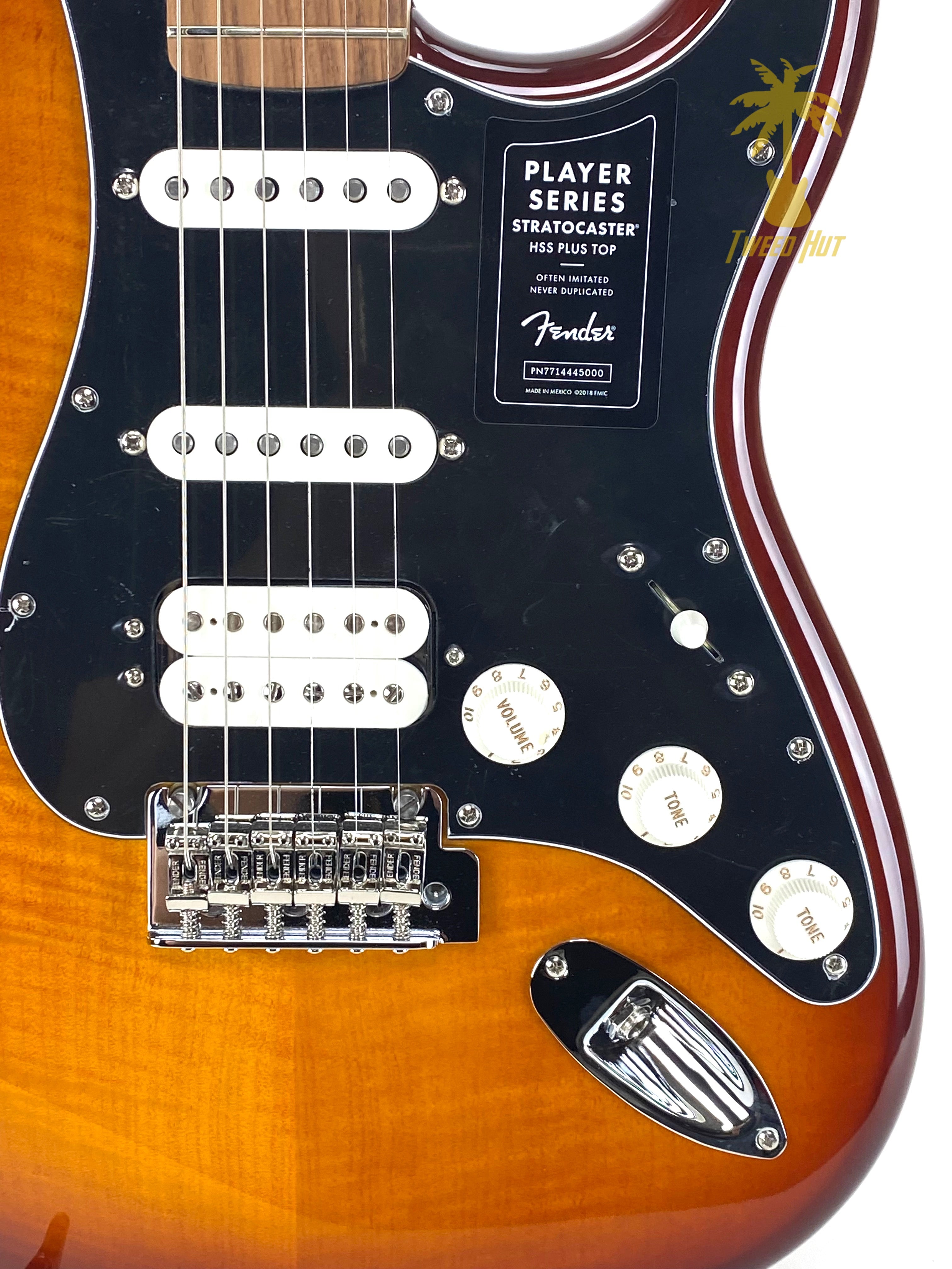 FENDER PLAYER STRAT HSS TOBACCO SUNBURST