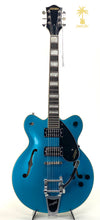 GRETSCH STREAMLINER CENTER BLOCK WITH BIGSBY RIVERA BLUE