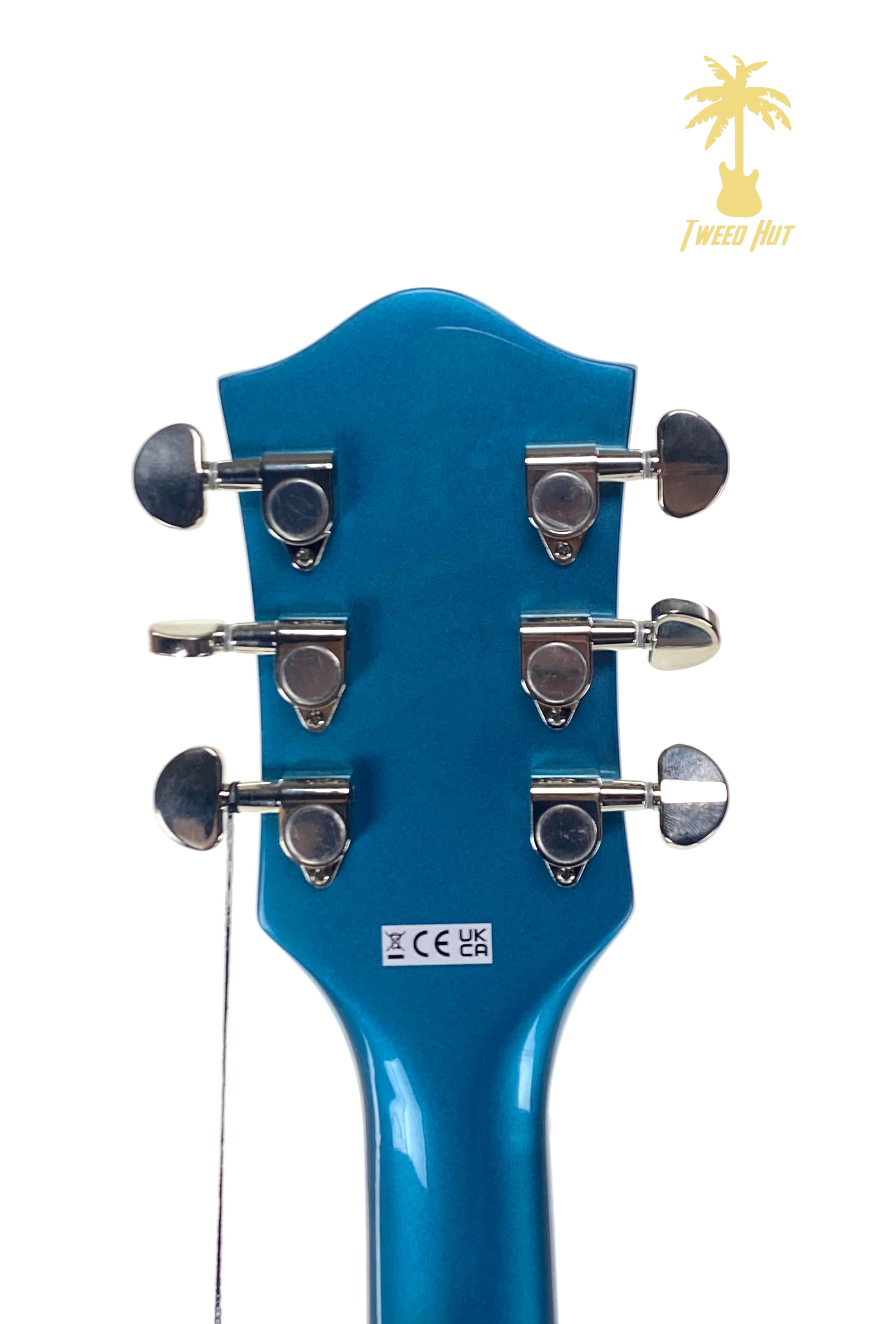 GRETSCH STREAMLINER CENTER BLOCK WITH BIGSBY RIVERA BLUE
