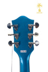 GRETSCH STREAMLINER CENTER BLOCK WITH BIGSBY RIVERA BLUE