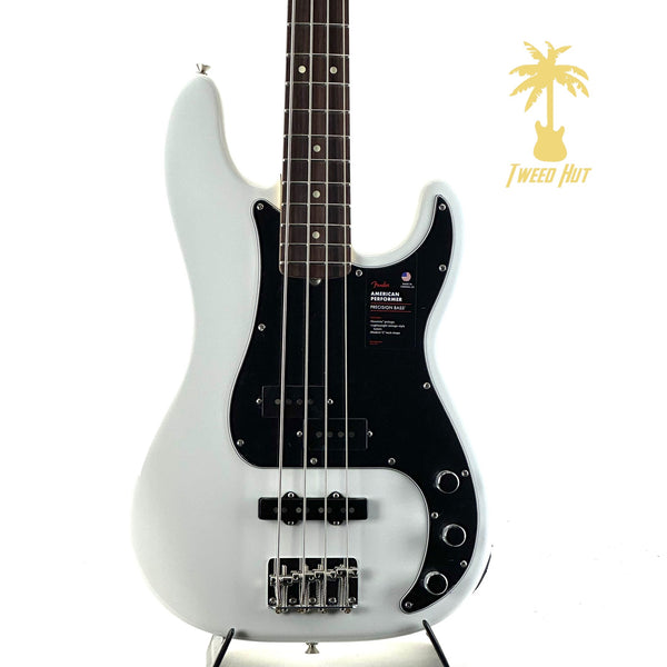 FENDER AMERICAN PERFORMER PRECISION BASS ROSEWOOD ARCTIC WHITE