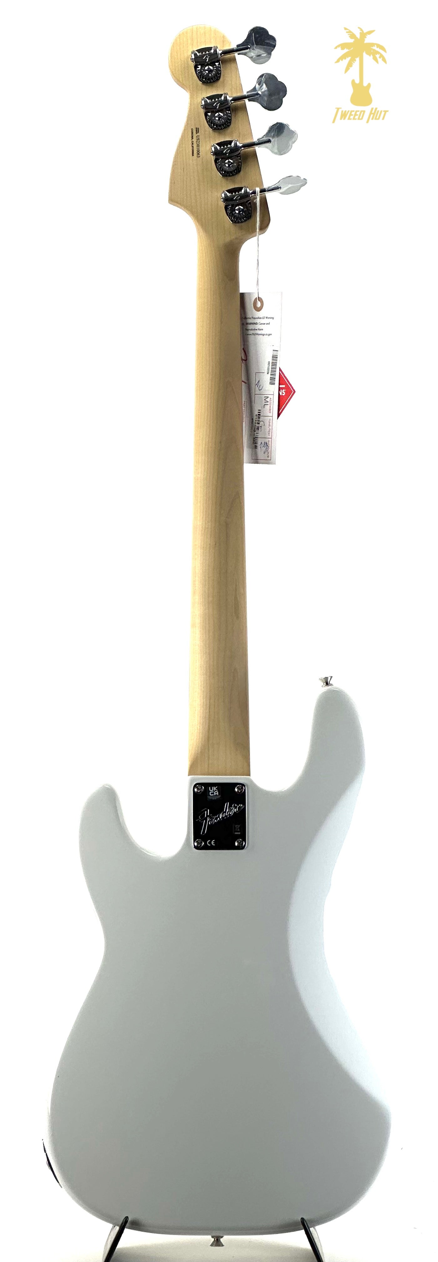 FENDER AMERICAN PERFORMER PRECISION BASS ROSEWOOD ARCTIC WHITE