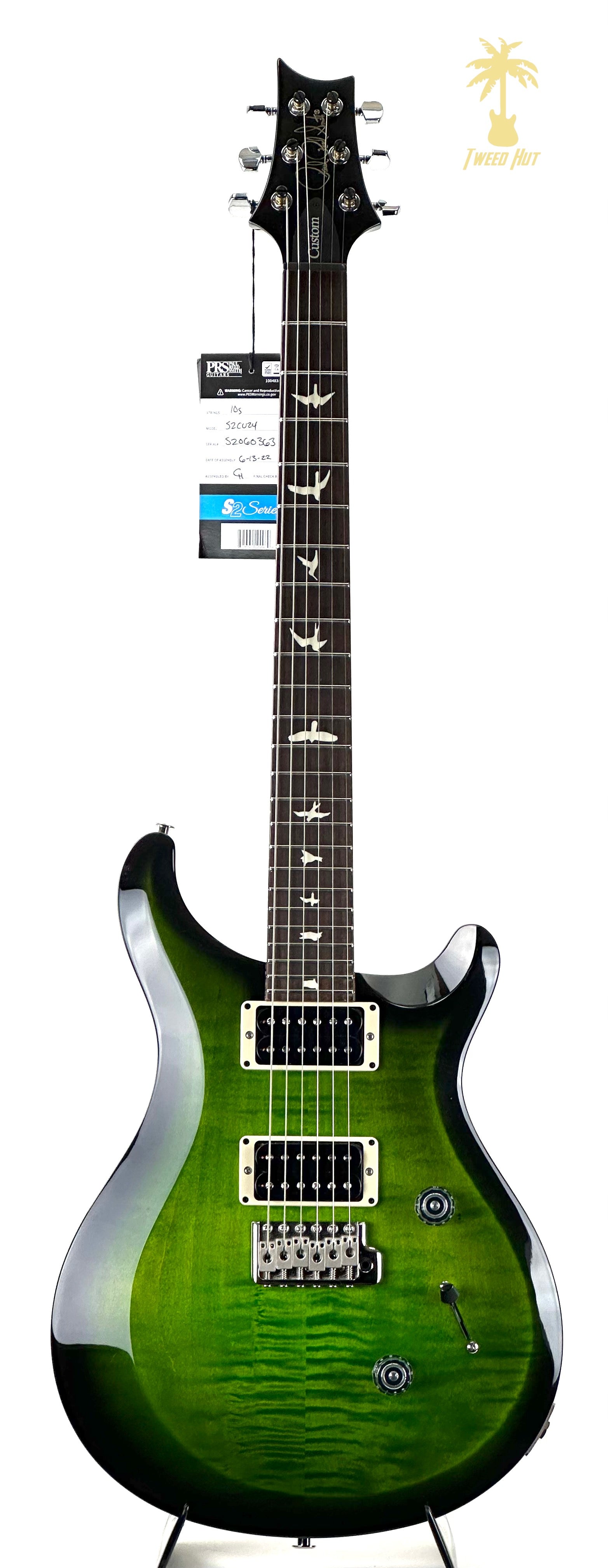 PRS S2 CUSTOM 24 ERIZA VERDE