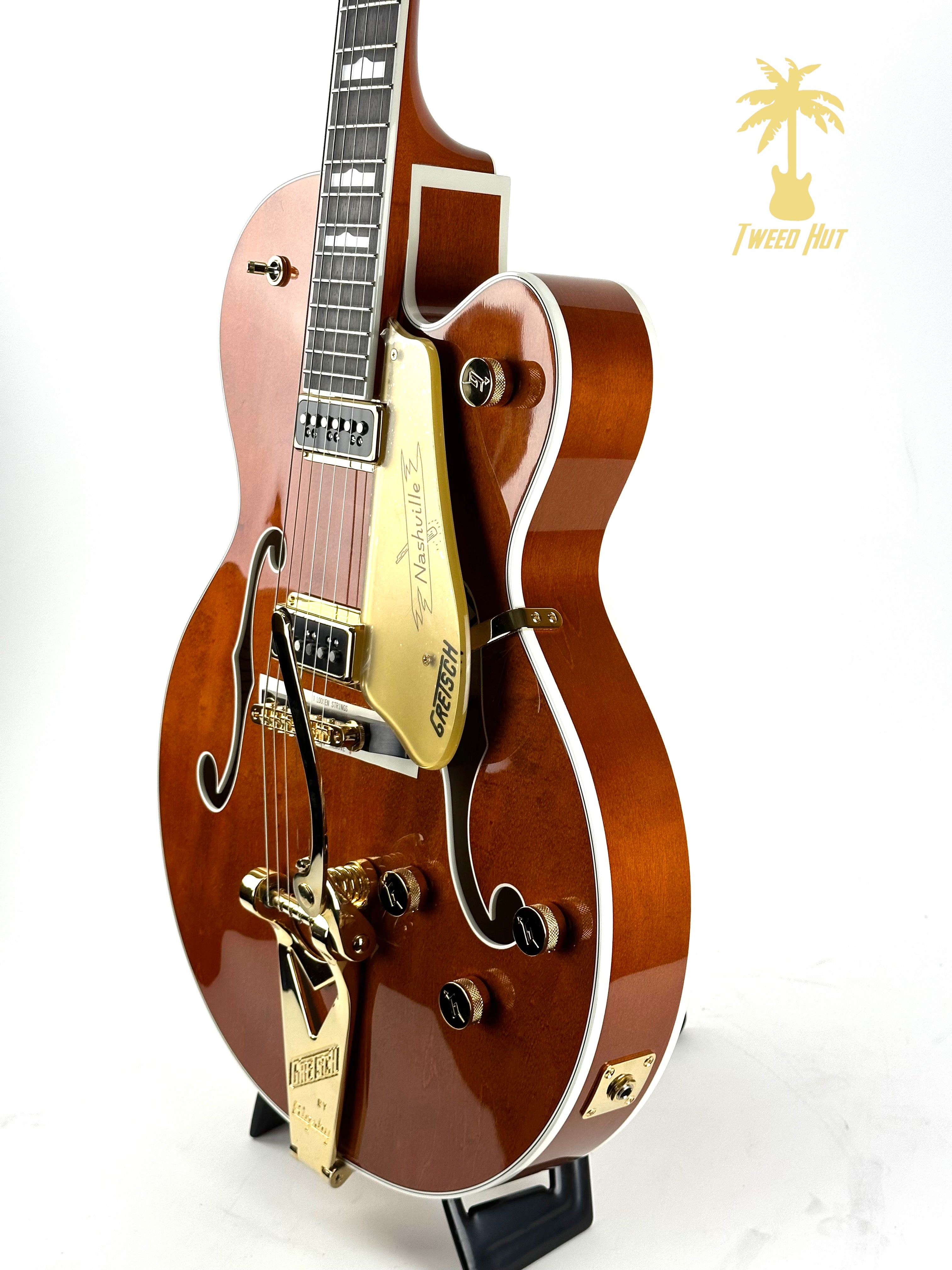 GRETSCH G6120TG-DS PLAYERS EDITION NASHVILLE ROUNDUP ORANGE