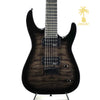 JACKSON JS SERIES DINKY ARCH TOP JS22Q-7 7 String DKA HT-TRANSPARENT BLACK BURST