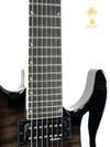 JACKSON JS SERIES DINKY ARCH TOP JS22Q-7 7 String DKA HT-TRANSPARENT BLACK BURST